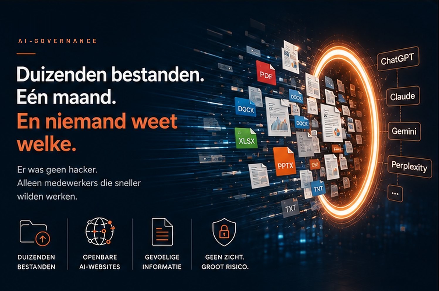 Duizenden bestanden. Eén maand. En niemand weet welke.